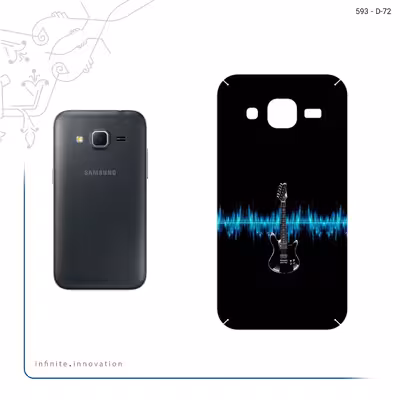 برچسب پوششی ماهوت مدل Electric Guitar مناسب برای گوشی موبایل سامسونگ Galaxy Core Prime