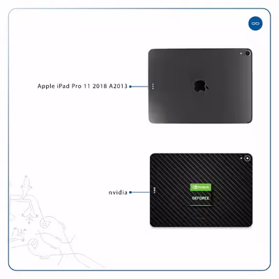 برچسب پوششی ماهوت مدل Nvidia Brand مناسب برای تبلت اپل iPad Pro 11 2018 A2013