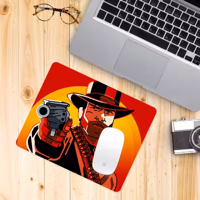 ماوس پد طرح Red Dead Redemption مدل Z542