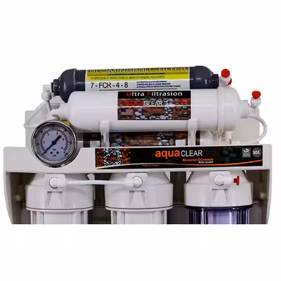 دستگاه تصفیه کننده آب آکوآ کلیر مدل RO_ACG8060 به همراه فیلتر مجموعه 4 عددی و کیت نشتی گیر