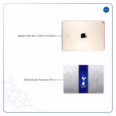 برچسب پوششی ماهوت مدل Tottenham Hotspur FC مناسب برای تبلت اپل iPad Air 2 2014 A1566