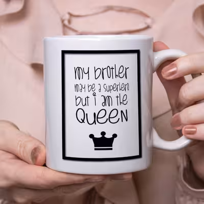 ماگ طرح خانواده مدل خواهر برادر S2