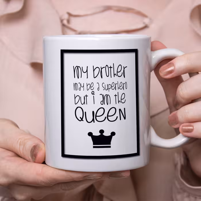 ماگ طرح خانواده مدل خواهر برادر S2