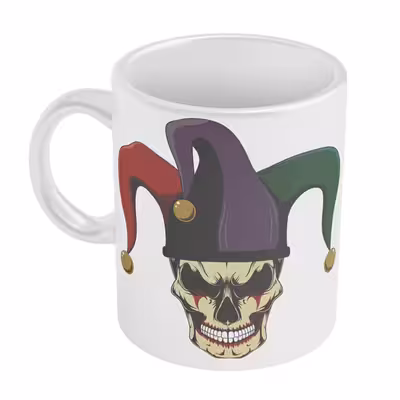 ماگ طرح اسکلت جوکر