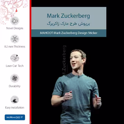 برچسب پوششی ماهوت مدل Mark Zuckerberg مناسب برای تبلت هوآوی Mediapad X2 2015