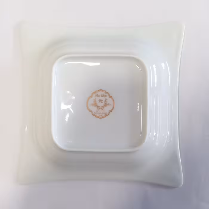 بشقاب خورش خوری چینی پارس مدل درسا کد 12-2016 بسته 6 عددی