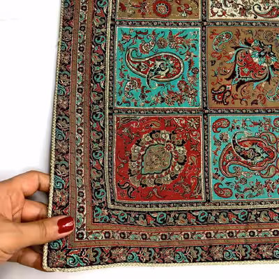 رومیزی مدل خشتی