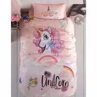 سرویس روتختی کلسی مدل Pink Dreams چهارفصل تک نفره 3 تکه