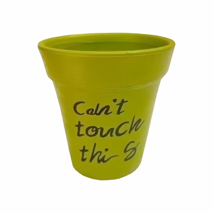 گلدان سفالی پاستل گالری مدل twe cant کد 2