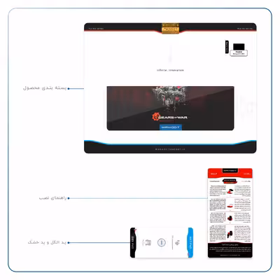 برچسب پوششی ماهوت مدل Gears-Of-War-Game مناسب برای تبلت هوآوی Matepad T10 2020 AGS-L09