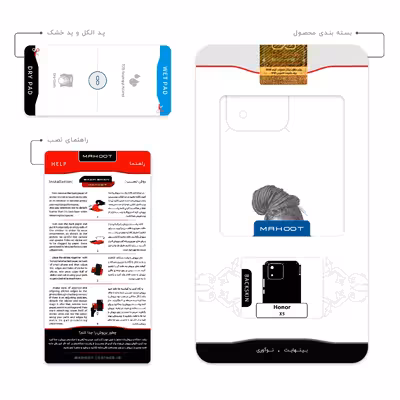 برچسب پوششی ماهوت مدل Portrait of an African Woman مناسب برای گوشی موبایل آنر X5