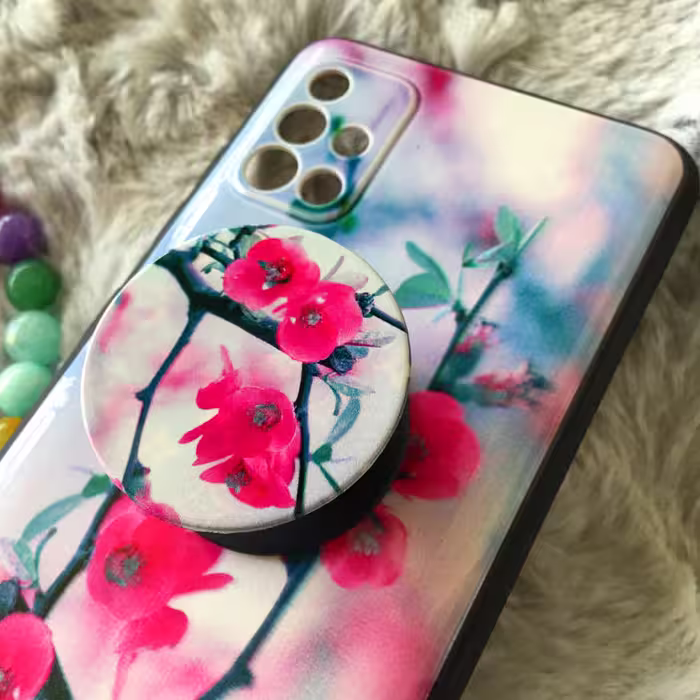 کاور کد A4273 مناسب برای گوشی موبایل سامسونگ Galaxy A71 به همراه پایه نگهدارنده