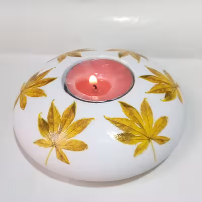 جاشمعی طرح پاییزی کد 333 بسته 3 عددی