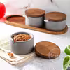 ست جای ادویه 3 پارچه مدل بتنی مدرن
