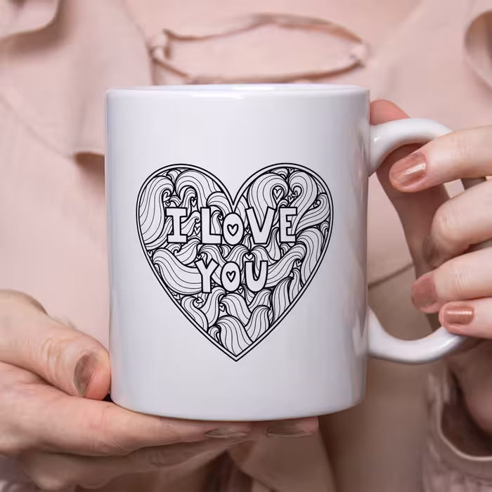 ماگ طرح قلب