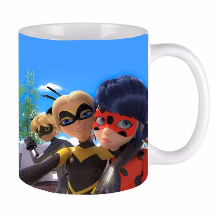 ماگ مدل دختر کفشدوزکی 