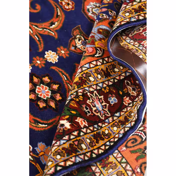 فرش دستبافت دو ونیم متری طرح لچک ترنج کد 140986