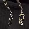 گردنبند مدل ماه و خورشید مگنتی Aura 267 بسته دو عددی 