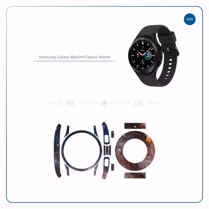 برچسب ماهوت طرح Universe by NASA 6 مناسب برای ساعت هوشمند سامسونگ Watch4 Classic 46mm