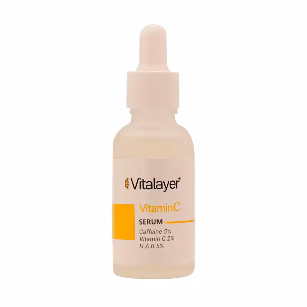 سرم دور چشم کافئین و ویتامین سی ویتالیر 30 میلی لیتر | Vitalayer Caffeine And Vitamin C Eye Serum