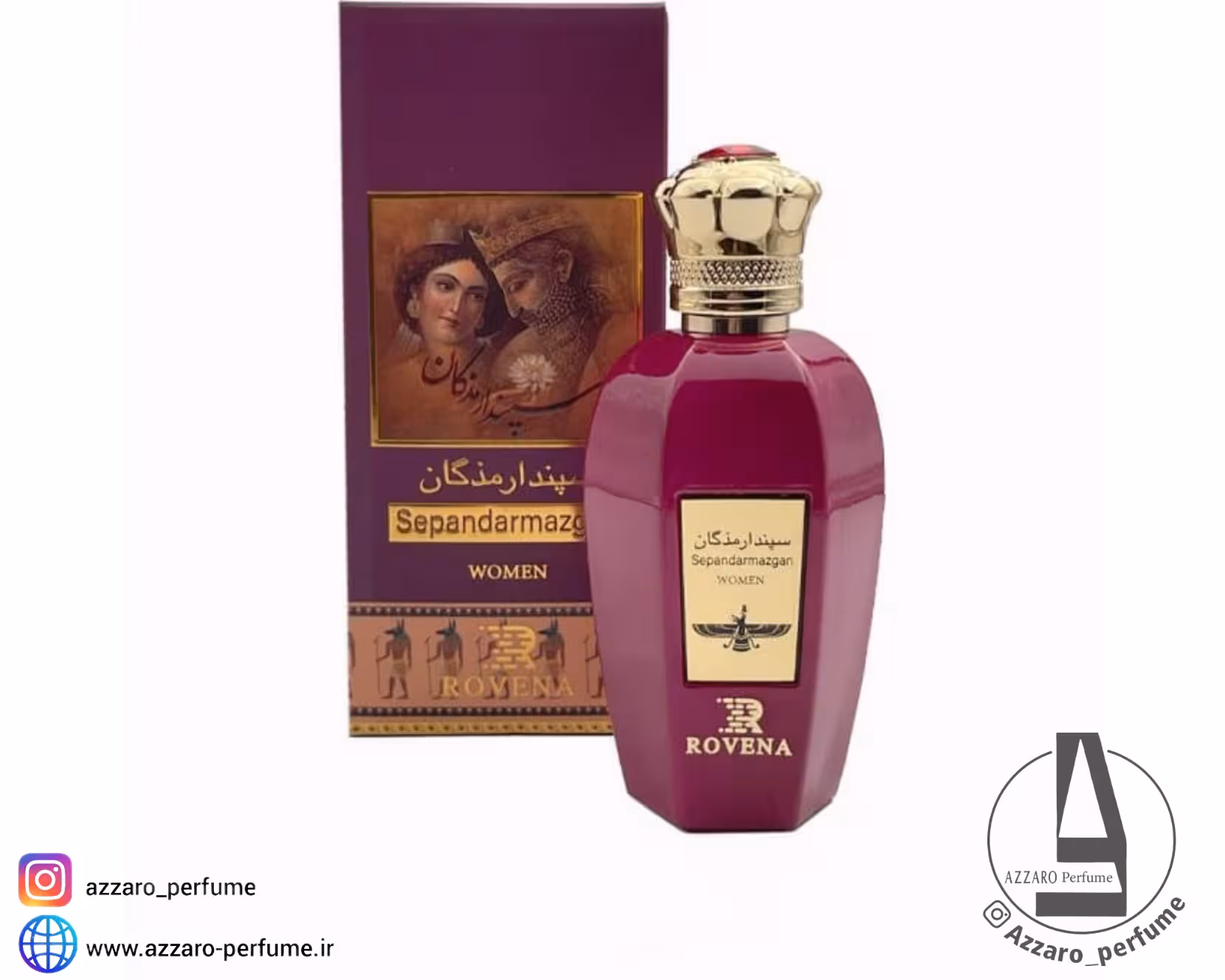 ادکلن زنانه روونا سپندار مذگان حجم 100 میل