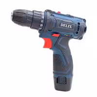 دریل پیچ گوشتی شارژی 18 ولت دلیکس کد DEL48 مجموعه 48 عددی
