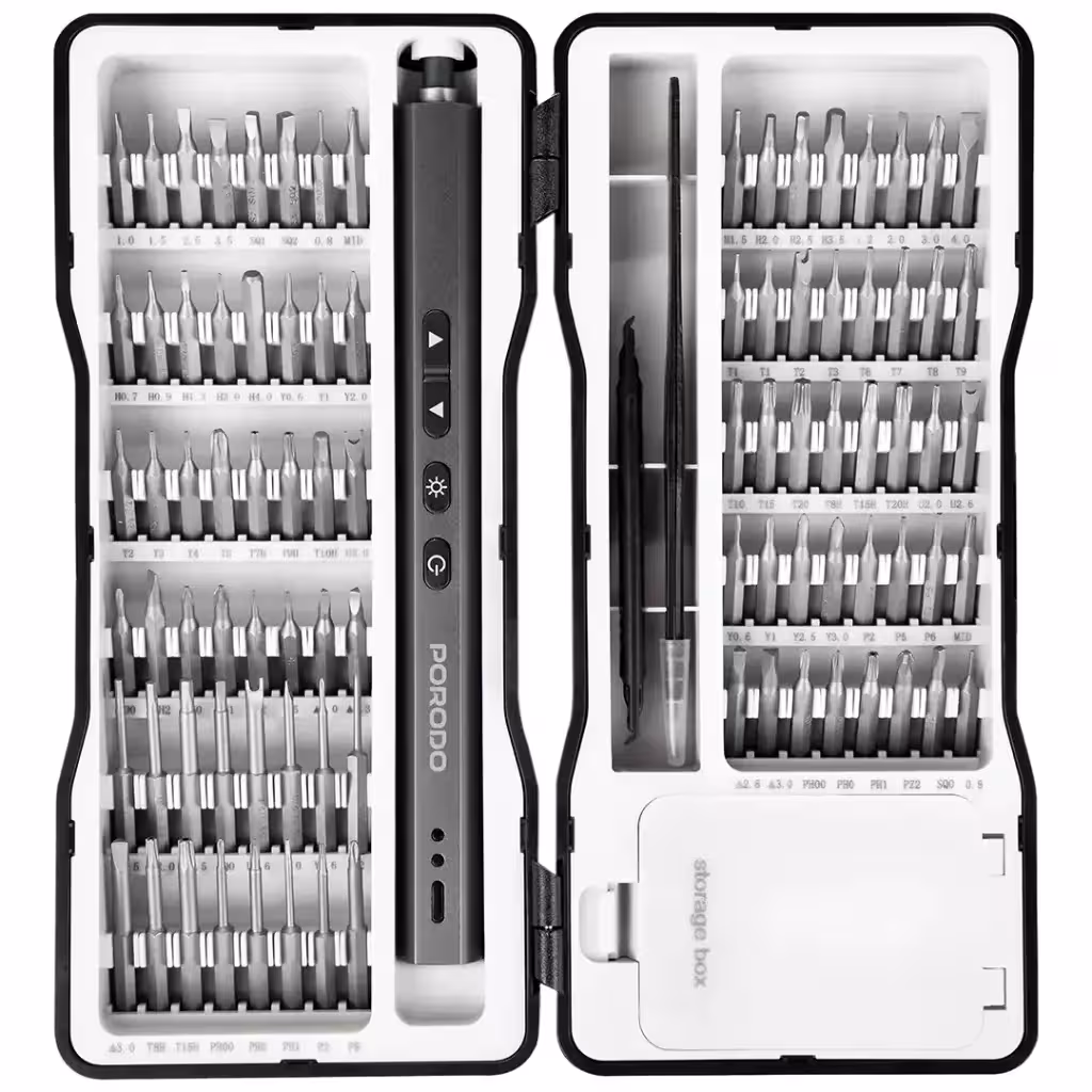 کیت پیچ گوشتی شارژی پرودو مدل TECHFIX 97IN1 SCREWDRIVER