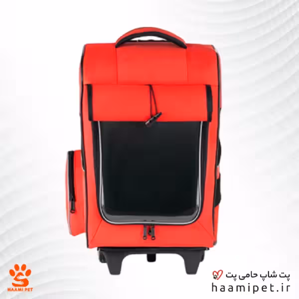 کوله و ترولی حمل ترولی سگ و گربه مدل چرخدار – سایز بزرگ 10 کیلویی