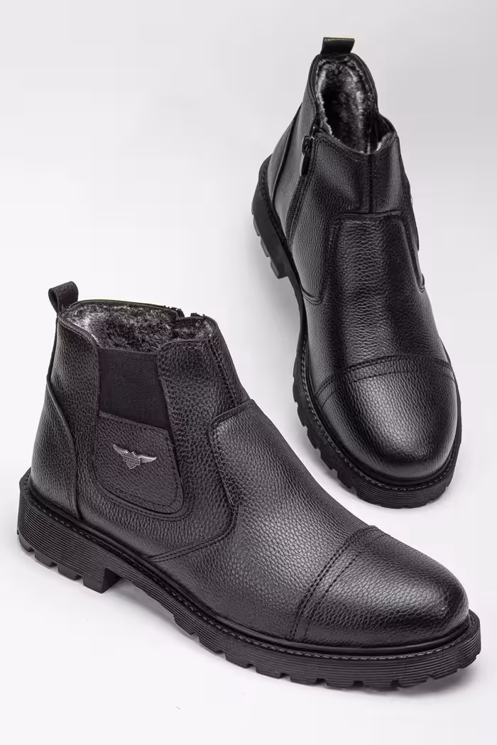 چکمه های بیرونی خزدار زمستانی مقاوم در برابر آب و سرما – 1884