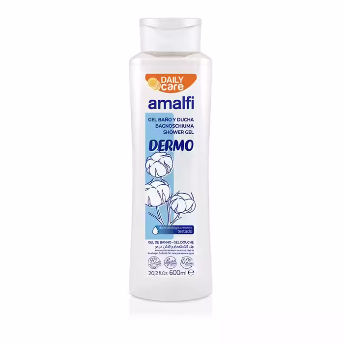 شامپو بدن روزانه آمالفی مدل 600ml-DERMO