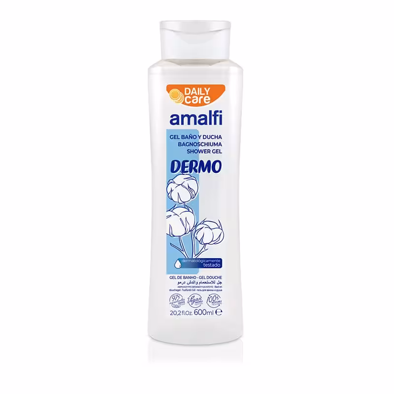 شامپو بدن روزانه آمالفی مدل 600ml-DERMO