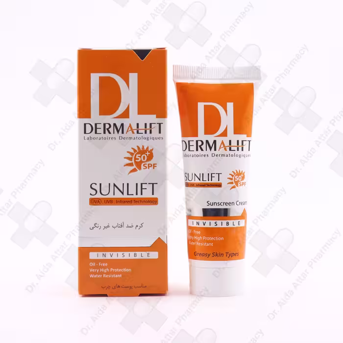 کرم ضد آفتاب سان لیفت فاقد چربی  SPF50  بی رنگ