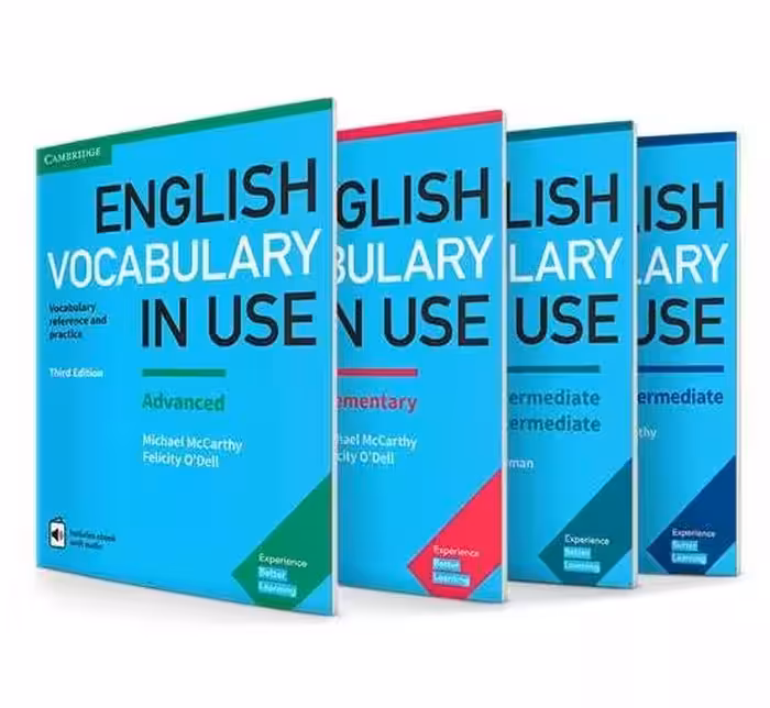 مجموعه 4 جلدی انگلیش وکبیولری این یوز | کتاب انگلیسی English Vocabulary in Use British