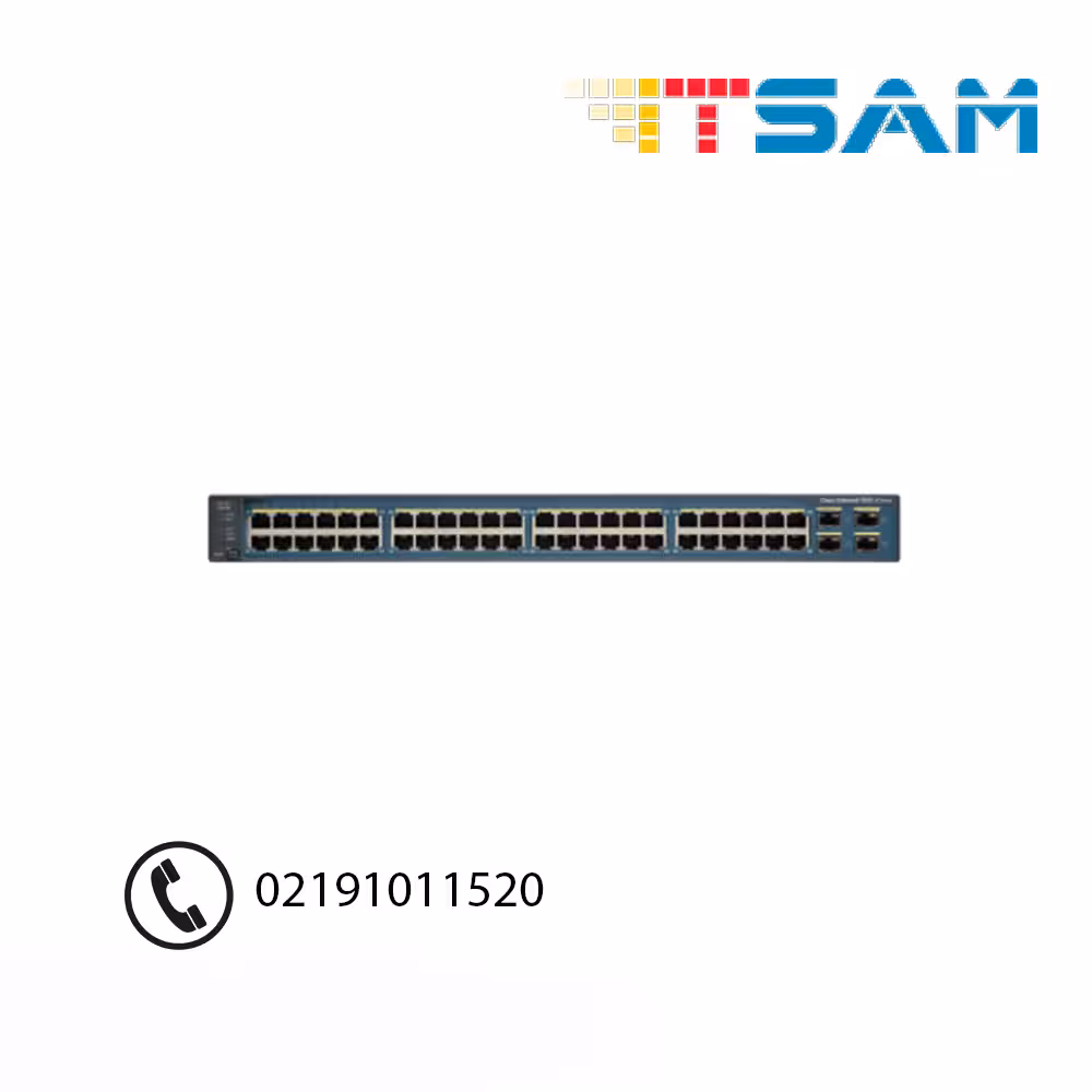 سوئیچ شبکه سیسکو 48 پورت WS-C3560V2-48TS-S