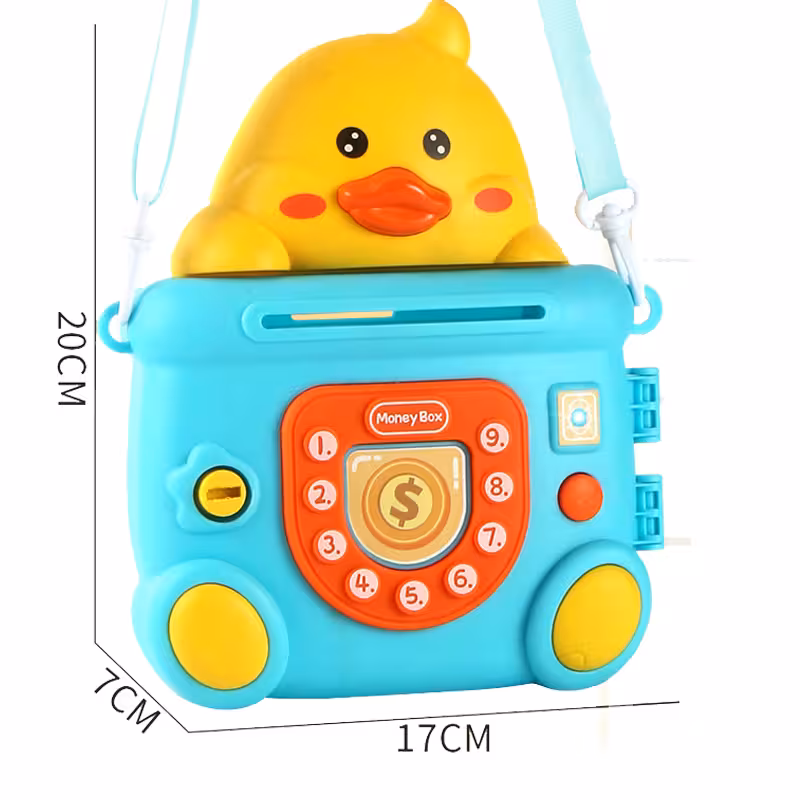 اسباب بازی گاوصندوق موزیکال طرح جوجه همراه کلید