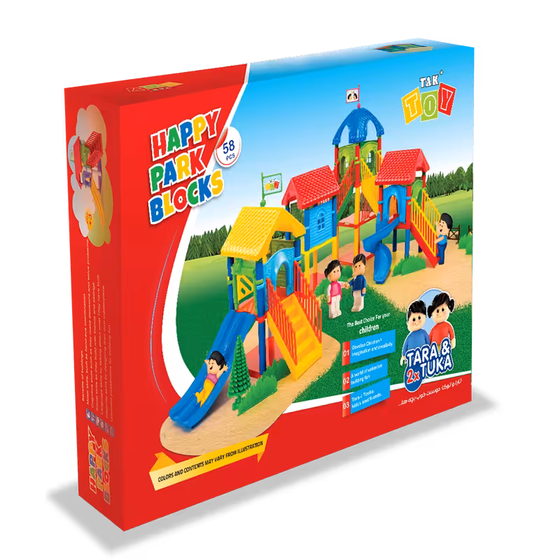 پارک شادی تک توی 58 قطعهTak Toy