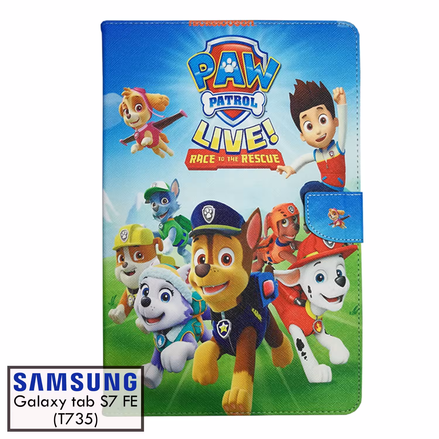 کیف کلاسوری طرح سگ‌های نگهبان 1 | تبلت سامسونگ Tab S7 Plus (T970-T975)