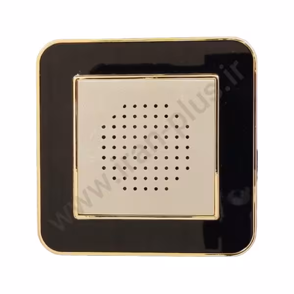 زنگ دینگ دانگ مدل ارس مشکی طلایی میانی بژ