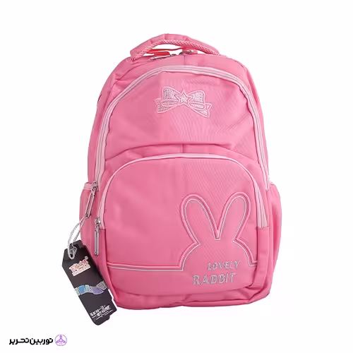کیف کوله صورتی خرگوشی