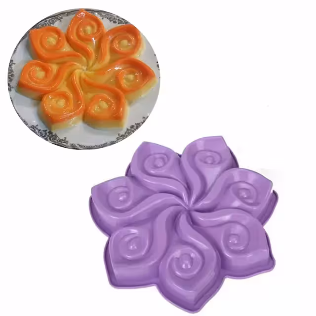 قالب پلاستیکی ژله طرح گل 8پر
