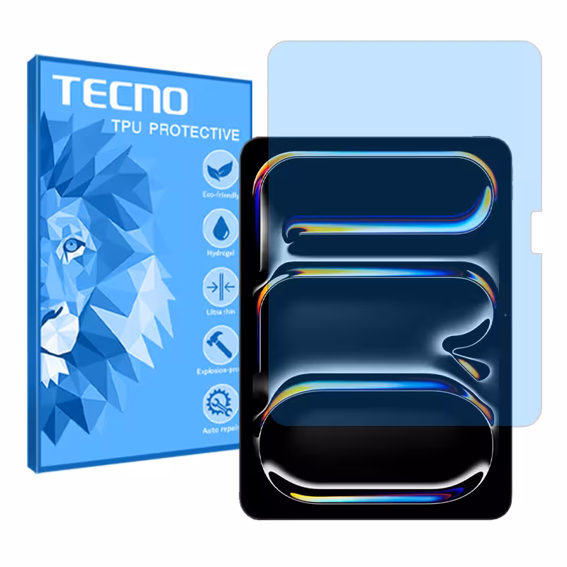 گلس تبلت اپل iPad Pro 13 (2024) مدل نانو هیدروژل آنتی بلو برند تکنو کد XL