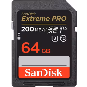 کارت حافظه SDXC سن دیسک مدل Extreme PRO استاندارد UHS-I U3 سرعت 200MBps ظرفیت 64 گیگابایت