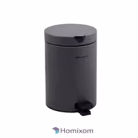 سطل پدالی براسیانا 3 لیتری آرام بند طوسی