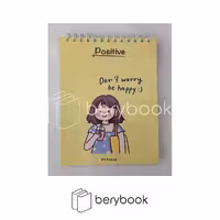 دفتر یادداشت پیتیکو جلد سخت سیم از بالا طرح Don't Worry کد 218