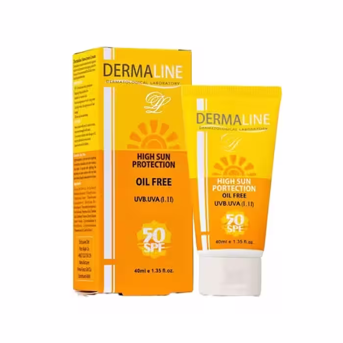 کرم ضد آفتاب فاقد چربی SPF50 درمالاین 40 میل