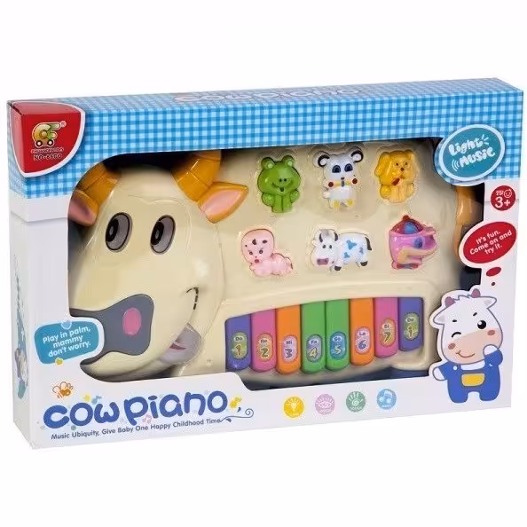 اسباب بازی پیانو گاوی باطری خور