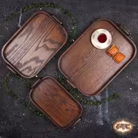 سینی چوبی دسته دار PTC