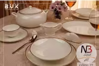 سرویس چینی 142پارچه 19 نفره کد 724227 بی وی کی