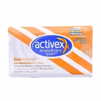 صابون آنتی باکتریال بدن اکتیوکس مدل Duo Original وزن 70 گرم بسته 6 عددی