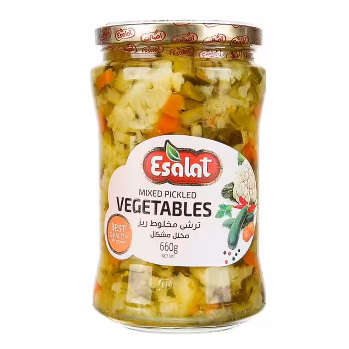 ترشی مخلوط ریز اصالت 660 گرمی